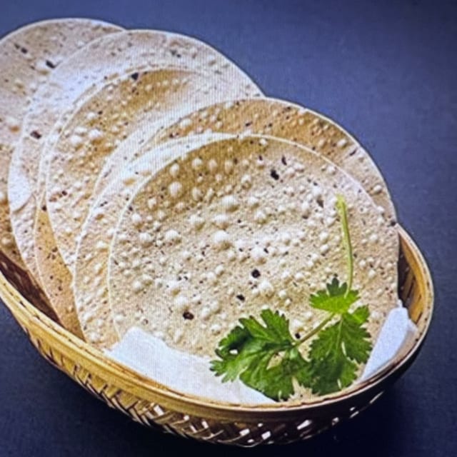 Pappadam (V, VEG).