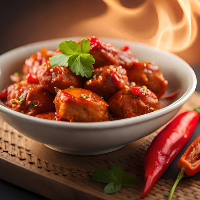 Chili Chicken.