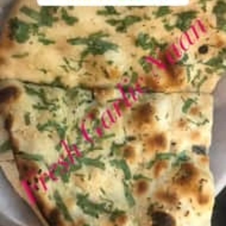 Delicious Garlic Naan Awaits